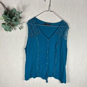 Lane Bryant > Teal Sleeveless Top 24